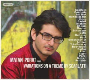 Matan Porat - Variations On A Theme By Scarlatti in der Gruppe CD bei Bengans Skivbutik AB (2524352)