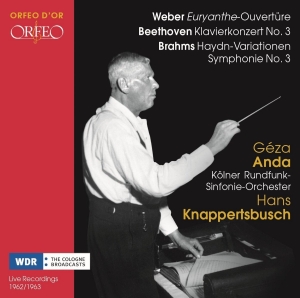 Beethoven Ludwig Van Brahms Joha - Euryanthe Overture Piano Concerto in der Gruppe CD bei Bengans Skivbutik AB (2527381)