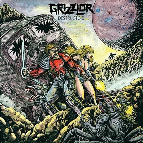 Grizzlor - Destructoid in der Gruppe VINYL / Hårdrock/ Heavy metal bei Bengans Skivbutik AB (2540286)
