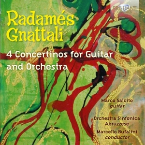 Gnattali Radames - 4 Concertinos For Guitar And Orches in der Gruppe CD bei Bengans Skivbutik AB (2547868)
