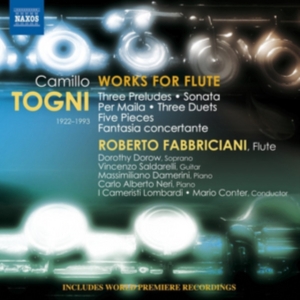 Togni Camillo - Works For Flute in der Gruppe CD / Klassiskt bei Bengans Skivbutik AB (2556964)