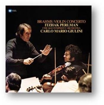 Itzhak Perlman - Brahms: Violin Concerto in der Gruppe VINYL / Klassiskt bei Bengans Skivbutik AB (2561623)