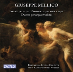 Millico Giuseppe - Harp Sonatas in der Gruppe CD bei Bengans Skivbutik AB (2721344)