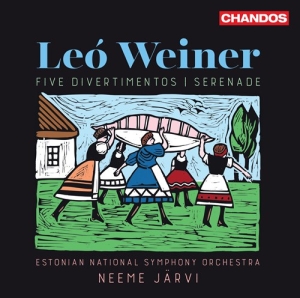 Weiner Leo - Five Divertimentos & Serenade in der Gruppe CD bei Bengans Skivbutik AB (2728264)