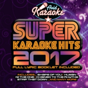 Blandade Artister - Super Karaoke Hits 2017 in der Gruppe CD bei Bengans Skivbutik AB (2819560)