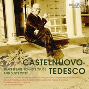 Castelnuovo-Tedesco Mario - Shakespeare Sonnets Op.125 & Duets in der Gruppe CD bei Bengans Skivbutik AB (2822326)