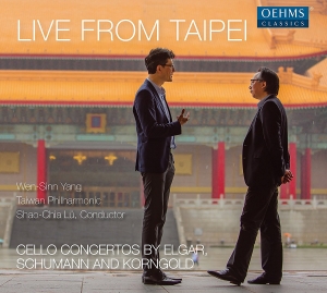 Elgar Edward Korngold Erich Wolf - Live From Taipei: Cello Concertos in der Gruppe CD bei Bengans Skivbutik AB (2865309)