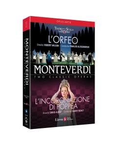 Monteverdi Claudio - L'orfeo & L'incoronazione Di Poppea in der Gruppe DVD & BLU-RAY bei Bengans Skivbutik AB (2873669)