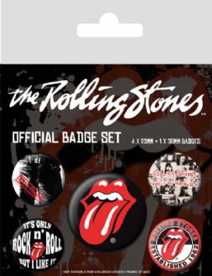 Rolling Stones - Rolling Stones (Classic) Badge Pack Pin in der Gruppe Minishops / Rolling Stones bei Bengans Skivbutik AB (2988052)