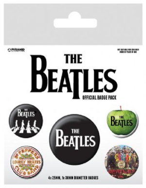 The Beatles - The Beatles (White) Badge Pack Pin in der Gruppe Minishops / Beatles bei Bengans Skivbutik AB (2988072)