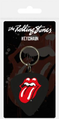 Rolling Stones - Rolling Stones Rubber Keychain (Plectrum in der Gruppe Minishops / Rolling Stones bei Bengans Skivbutik AB (2996555)