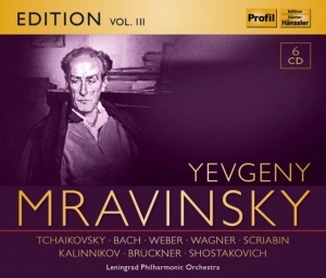 Various - Yevgeny Mravinsky Edition, Vol. 3 ( in der Gruppe Externt_Lager / Naxoslager bei Bengans Skivbutik AB (3023808)