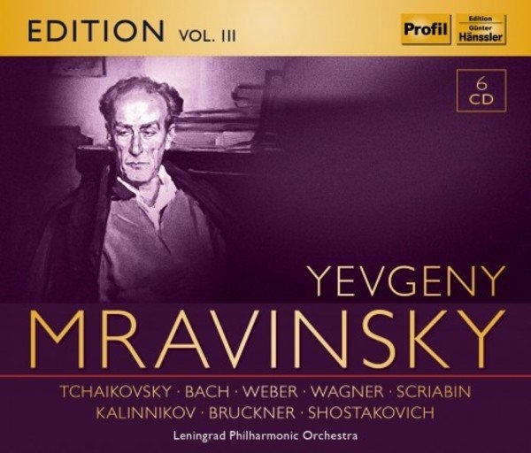 Various - Yevgeny Mravinsky Edition, Vol. 3 ( in der Gruppe CD bei Bengans Skivbutik AB (3023808)