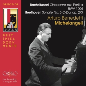 Bach J S Beethoven Ludwig Van - Michelangeli Plays Bach/Busoni & Be in der Gruppe CD bei Bengans Skivbutik AB (3028608)