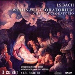 Münchener Bach Orc.& Chor-Richter - Bach: Weihnachtsoratorium in der Gruppe CD bei Bengans Skivbutik AB (3042618)