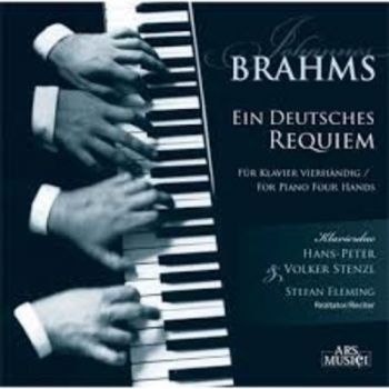 Klavierduo Stenzl - Brahms: Ein Deutsches Requiem in der Gruppe CD / Pop bei Bengans Skivbutik AB (3043319)