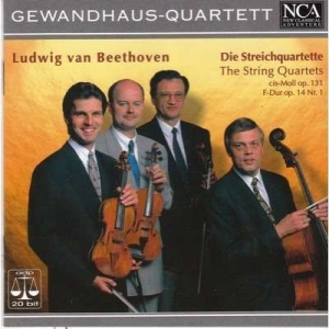Gewandhaus-Quartett - Beethoven: Streichquartette in der Gruppe CD bei Bengans Skivbutik AB (3043417)