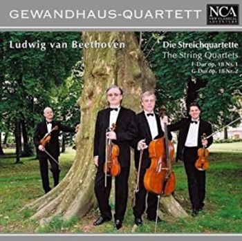 Gewandhaus-Quartett - Beethoven: Streichquart. Op.18 in der Gruppe CD / Bestseller bei Bengans Skivbutik AB (3043422)