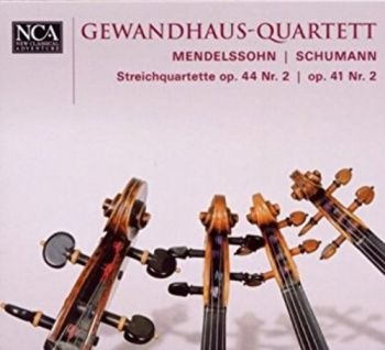 Gewandhaus-Quartett - Mendessohn: Streichquartette in der Gruppe CD / Bestseller bei Bengans Skivbutik AB (3043444)