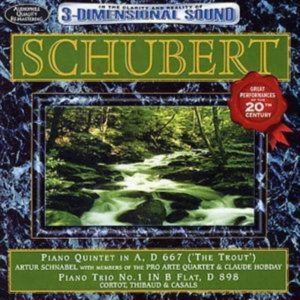 Schubert - Trout Quintet&Piano in der Gruppe CD bei Bengans Skivbutik AB (3043665)