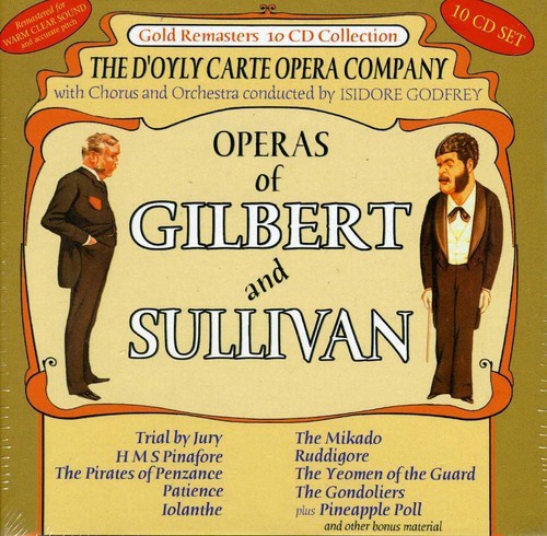D'oyly Carte Opera Company - Operas Of Gilbert And Sullivan in der Gruppe CD / Pop bei Bengans Skivbutik AB (3043902)