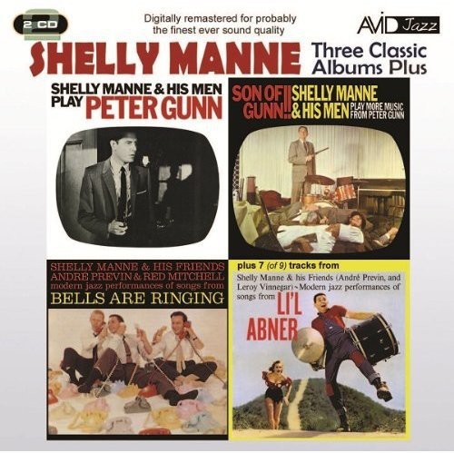 Manne Shelly - Three Classic Albums Plus in der Gruppe CD / Jazz/Blues bei Bengans Skivbutik AB (3044048)