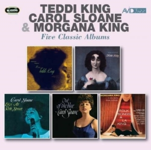 King Teddi/Carol Sloane/Morgana Kin - Five Classic Albums in der Gruppe CD bei Bengans Skivbutik AB (3044131)