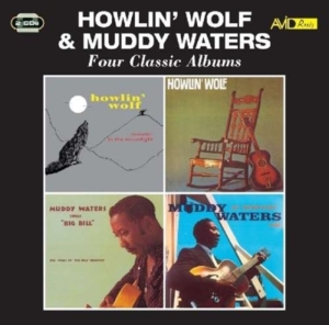 Howlin' Wolf / Muddy Waters - Four Classic Albums in der Gruppe CD bei Bengans Skivbutik AB (3044139)