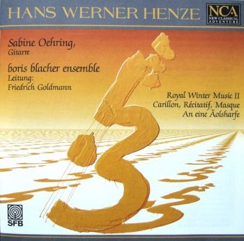 Oehring/Boris Blacher Ensemble/Gold - Henze: Royal Winter Music 2 in der Gruppe CD / Pop bei Bengans Skivbutik AB (3044178)