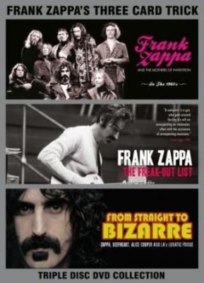 Zappa Frank - Three Card Trick (3 Dvd) Documentar in der Gruppe Minishops / Frank Zappa bei Bengans Skivbutik AB (3045047)