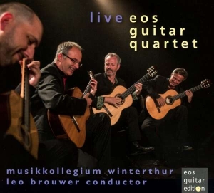 Brouwer Leo Gismonti Egberto To - Eos Guitar Quartet Live At Winterth in der Gruppe CD bei Bengans Skivbutik AB (3075261)