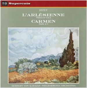 Bizet/L'arlesienne/Carmen Suite No. - Von Karajan/Philharmonia Orchestra in der Gruppe VINYL bei Bengans Skivbutik AB (3115816)
