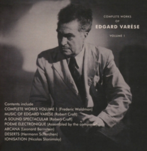 Varèse Edgard - Complete Works Of Edgard Varèse Vol in der Gruppe CD bei Bengans Skivbutik AB (3118349)