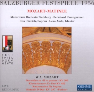 Mozart - Sf Matineen Paumgartner in der Gruppe CD bei Bengans Skivbutik AB (3187359)