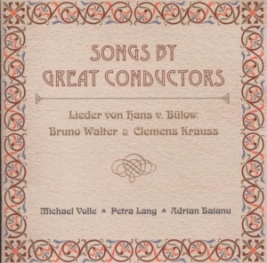 Buelow/Walter/Krauss - Dirigentenlieder in der Gruppe CD bei Bengans Skivbutik AB (3187460)
