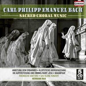 Bach C P E - Sacred Choral Music (5 Cd) in der Gruppe CD bei Bengans Skivbutik AB (3208444)