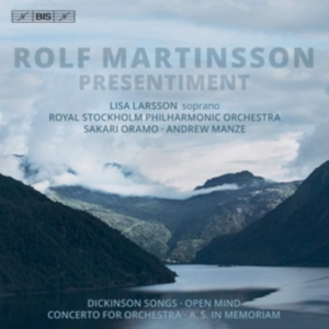 Martinsson Rolf - Presentiment in der Gruppe MUSIK / SACD / Klassiskt bei Bengans Skivbutik AB (3212127)