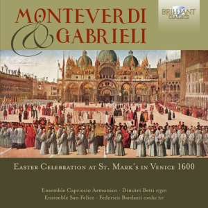 Gabrieli Giovanni Monteverdi Cla - Easter Celebration At St. MarkâS In in der Gruppe CD bei Bengans Skivbutik AB (3223895)
