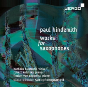 Hindemith Paul - Works For Saxophones in der Gruppe CD bei Bengans Skivbutik AB (3236772)
