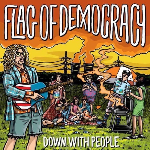Flag Of Democracy (Fod) - Down With People/Schneller! in der Gruppe CD / Bestseller bei Bengans Skivbutik AB (3264384)