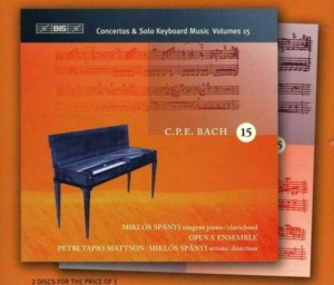 Bach Cpe/Miklos Spanyi/Opus X - Conc. Vol 15 And Solo Vol 15 in der Gruppe CD bei Bengans Skivbutik AB (3267011)
