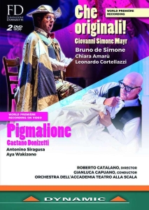 Donizetti Gaetano Mayr Giovanni - Pigmalione Che Originali! (2 Dvd) in der Gruppe DVD & BLU-RAY bei Bengans Skivbutik AB (3274394)