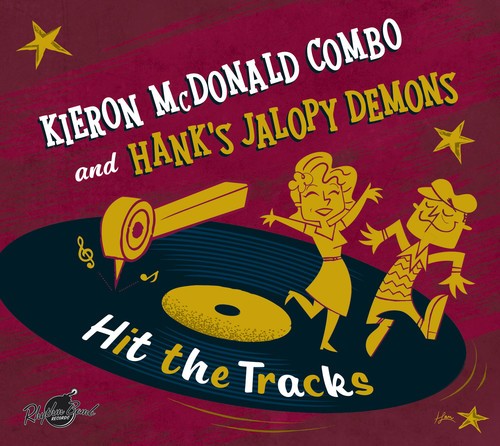 Mcdonald Kieron/Hank's Jalopy Demon - Hit The Tracks (Lim.Ed./Split Album in der Gruppe VINYL / Rock bei Bengans Skivbutik AB (3298690)