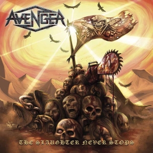 Avenger - The Slaughter Never Stops in der Gruppe CD bei Bengans Skivbutik AB (3305419)