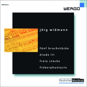 Widmann Jörg - Fünf Bruchstücke Etude Iii Freie in der Gruppe CD bei Bengans Skivbutik AB (3314224)