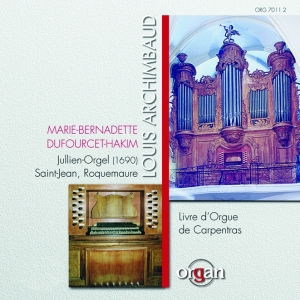 Archimbaud Louis - Livre D'orgue De Carpentras in der Gruppe CD bei Bengans Skivbutik AB (3332955)