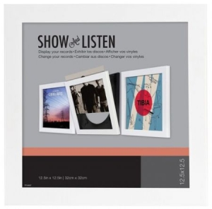 White LP Flip Frame - Show And Listen in der Gruppe ZUBEHÖR bei Bengans Skivbutik AB (3333265)