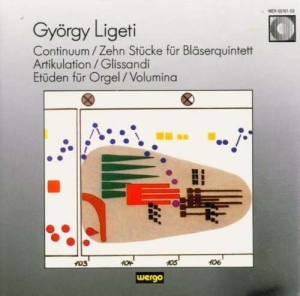 Ligeti György - Continuum 10 Stücke Für Bläserquin in der Gruppe CD bei Bengans Skivbutik AB (3335742)