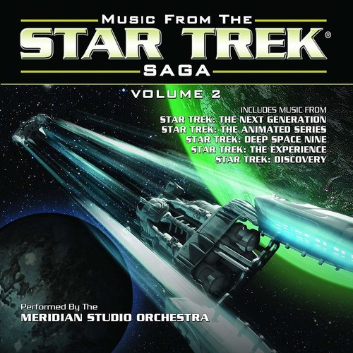 Meridian Studio Orchestra - Music From The Star Trek Saga Volum in der Gruppe CD / Bestseller bei Bengans Skivbutik AB (3339840)