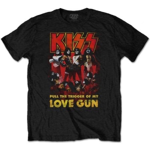 KISS - Men's Tee: Love Gun Glow in der Gruppe Minishops / Kiss bei Bengans Skivbutik AB (3351531)